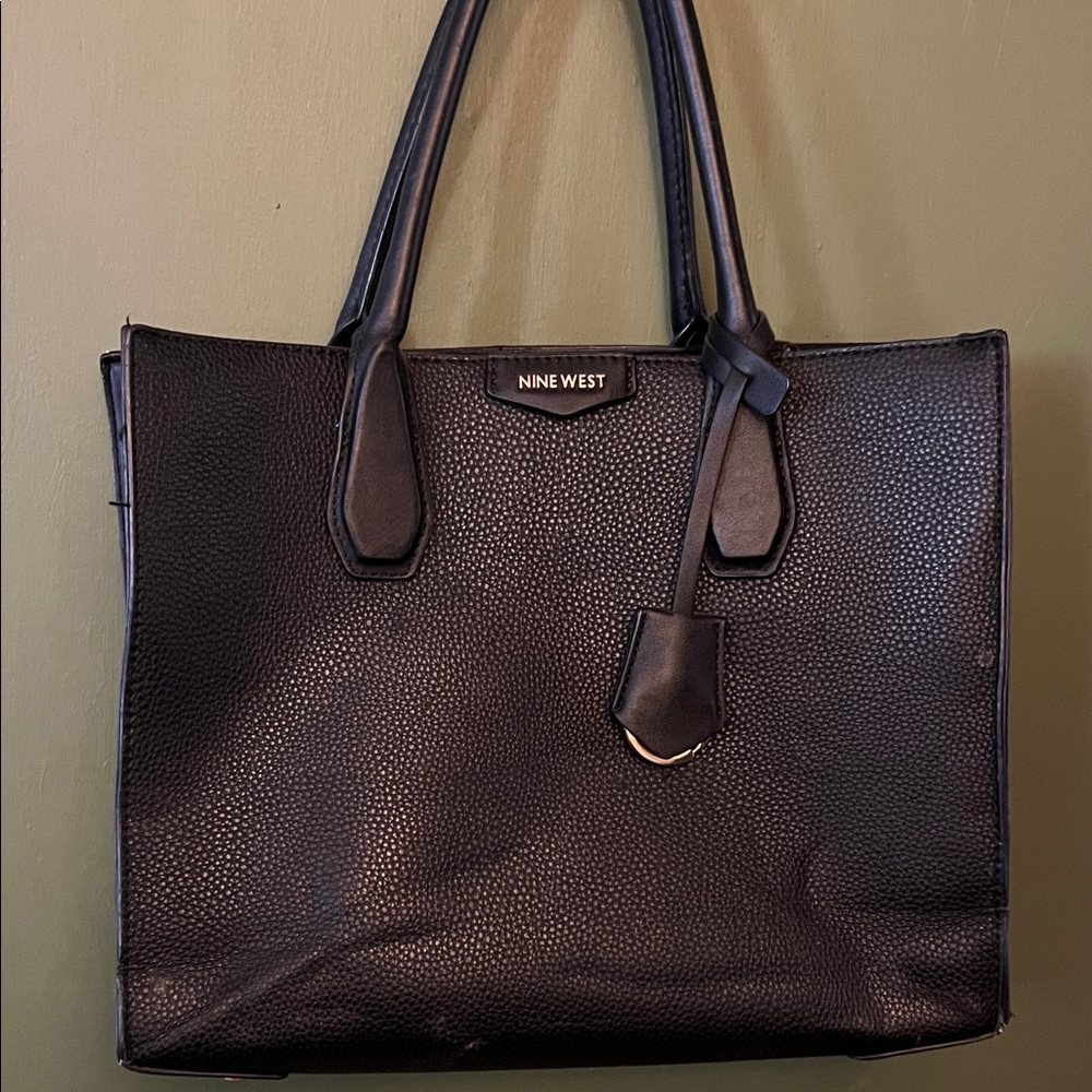 Nine West Textured Black Tote